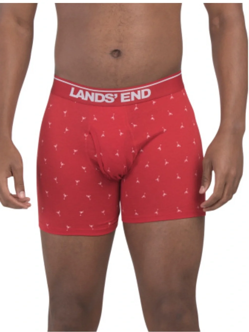 LANDS’ END Men’s 5 Pack Knit Boxer Briefs NWT